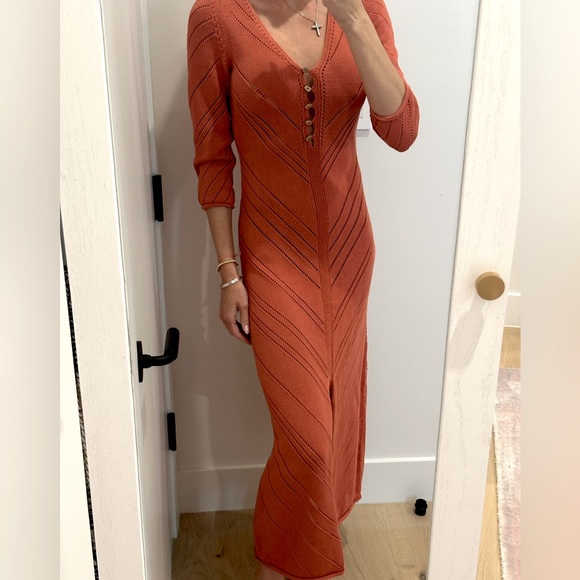 cult gaia Dresses & Skirts - Elegant Coral Dress/ cult Gaia